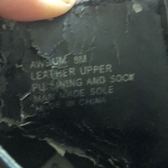 Steve Madden Leather studded low cowboy boots black size 8 - Picture 8 of 11